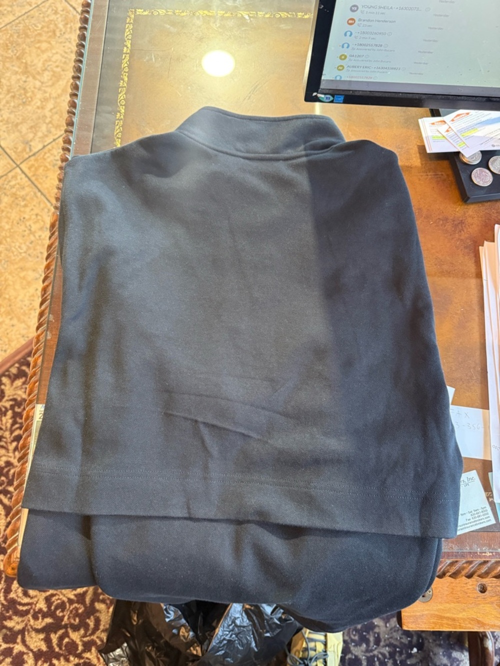 Nike Black WM Phoenix Open Quarter-Zip Pullover - Picture 3 of 3